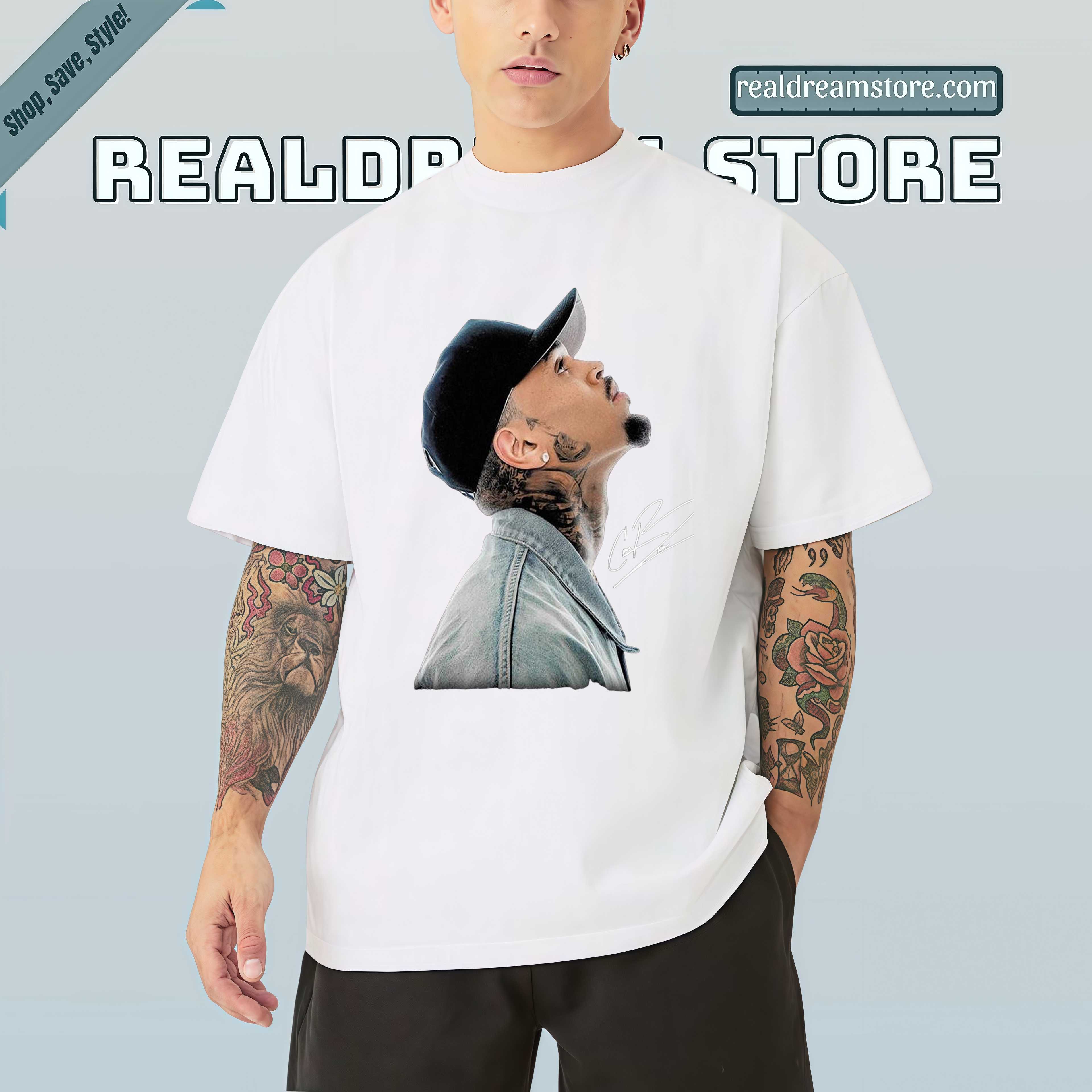 Chris Brown Breezy Bowl Xx Tour 2025 Merch Tshirt - Rapper Chris Brown Light Color Trending Tee